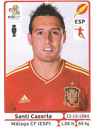 Santi Cazorla Spain samolepka EURO 2012 #300